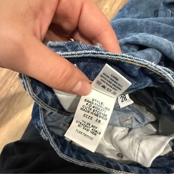 Etica High Rise Tyler Boy Destroy Straight Jean - Picture 6 of 11